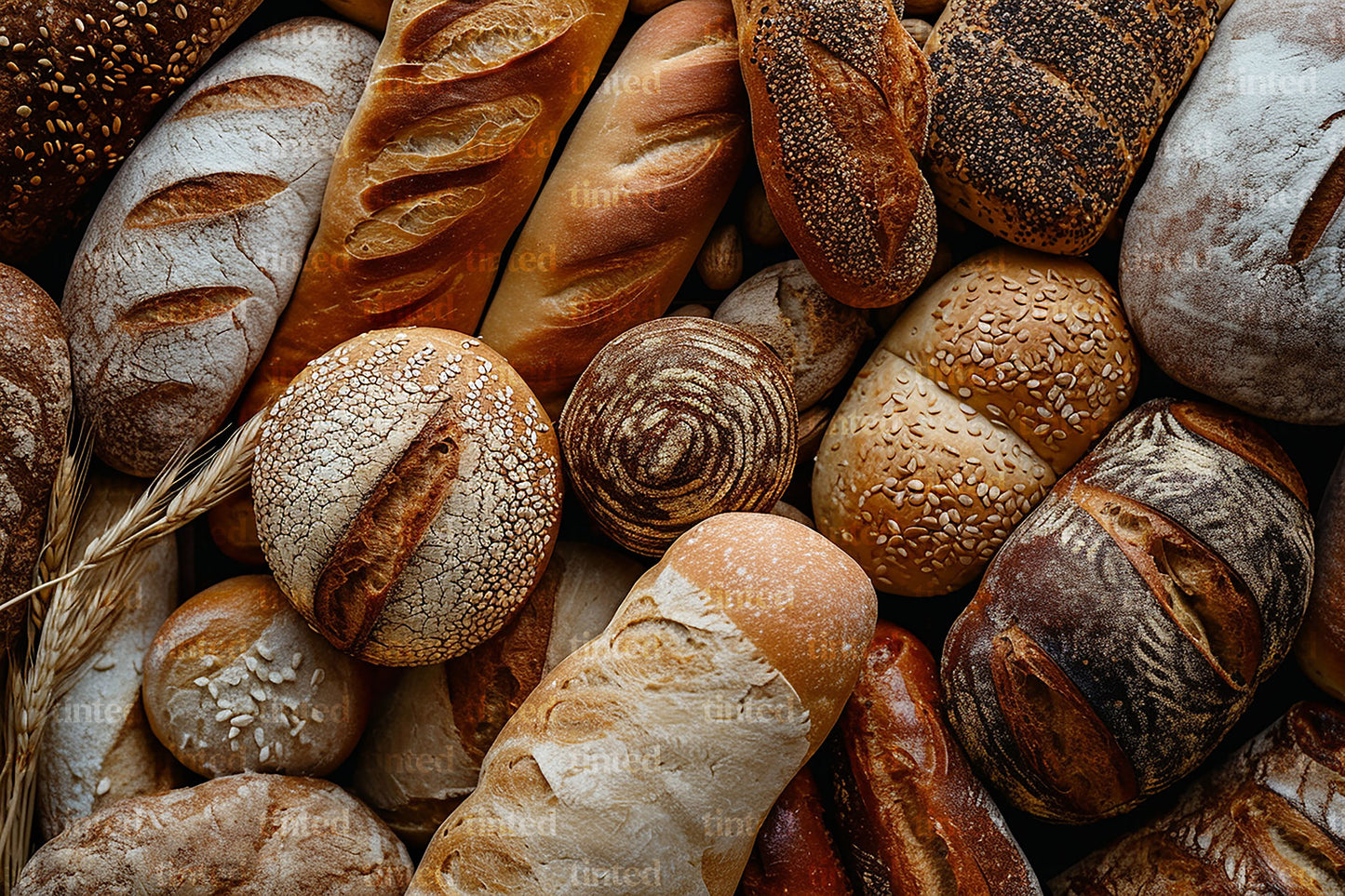 tinted-various-breads-laying-down-on-top-of-each-other-d7d984a34264