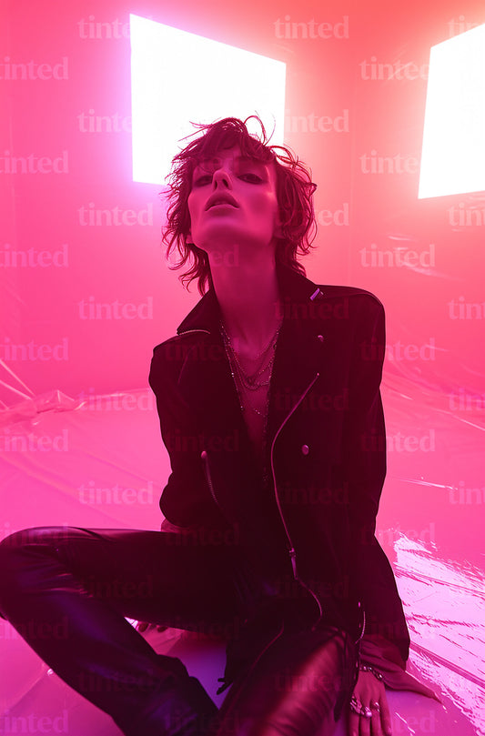 tinted-a-lady-wearing-a-black-jacket-and-short-hair-poses-e0c9b56ef42f
