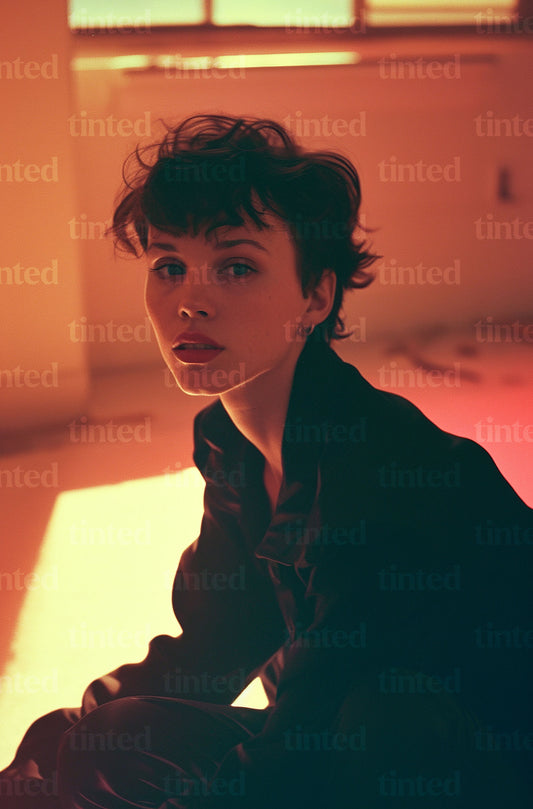 tinted-a-lady-wearing-a-black-jacket-and-short-hair-poses-f7039ff0308e