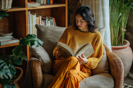tinted-a-woman-reading-a-book-at-her-home-4338bbe370de