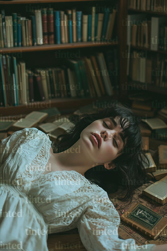 tinted-young-woman-lying-on-the-floor-in-a-library-9a74092929a2
